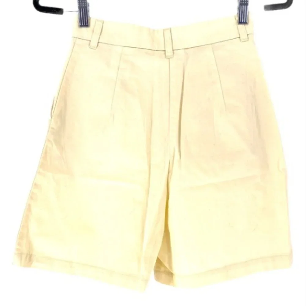 Monki Nimmi Women's Cotton High Rise Shorts - US 4 - Picture 4 of 5